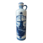 Bouteille delf blue hollandais avec bouchon de liège Bouteille delf blue hollandais avec bouchon de liège