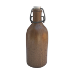 Bouteille grès brun avec bouchon porcelaine blanc vintage Bouteille grès brun avec bouchon porcelaine blanc vintage