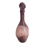 Bouteille verre biot ventrue ancienne