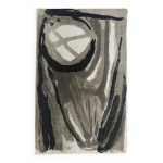 Bram van velde, sans titre, 1975 - lithographie originale signe au crayon