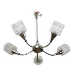 Brass chandelier, modern 1970s