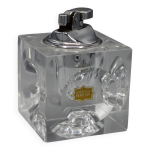 Briquet ancien vintage en cristal design antonio imperatore murano 1970 70