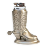 Briquet de table d�coratif en forme de botte de cow - boy