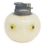 Briquet de table en pierre sculpt�e en forme de hibou