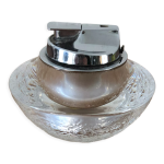 Briquet de table vintage en verre press