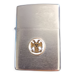 Briquet zippo 1975 à motif maconnique écossais Briquet zippo 1975 à motif maconnique écossais