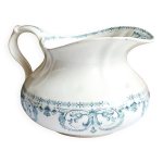 Broc de bains c�ramique vintage, pichet de bains, d�cor salle de bains.