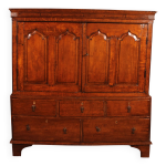Buffet 2 corps dit cupboard en chne, xviiime sicle