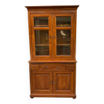 Buffet 2 corps louis xvi en bois massif