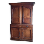 Buffet 2 corps de parquet style louis xv