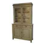 Buffet 2 corps patiné gris 1960 s Buffet 2 corps patiné gris 1960 s