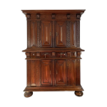 Buffet 2 corps, style louis xiii, fin xviime sicle
