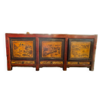 Buffet ancien chinois 3 portes + 3 tiroirs