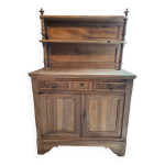 Buffet ancien deux corps en merisier rénové Buffet ancien deux corps en merisier rénové