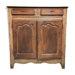 Buffet ancien xviii louis xv bois massif art populaire campagne enfilade meuble