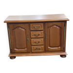 Buffet anglais 2 portes et 4 tiroirs en bois massif Buffet anglais 2 portes et 4 tiroirs en bois massif