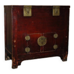 Buffet antique chinois 2 portes, 2 trappes