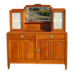 Buffet art dco avec 2 gurites et miroir