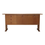 Buffet art déco en chêne par bas van pelt pour ems overschie, années 1930 Buffet art déco en chêne par bas van pelt pour ems overschie, années 1930