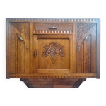 Buffet art dco plateau marbre, meuble vaisselier ancien