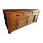 Buffet bahut enti�rement ch�ne massif, id�al, ferme, campagne, bois �pais d