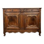 Buffet bahut poque louis xv en noyer et chne circa 1750