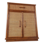 Buffet en bambou et rotin, 80's Buffet en bambou et rotin, 80's