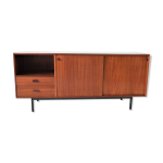 Buffet bas 1960 en acajou provenance cit universitaire jean zay