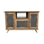 Buffet bas, bar, meuble rangement, bois, pieds compas, Buffet bas, bar, meuble rangement, bois, pieds compas,