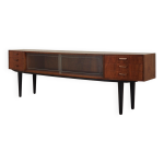 Buffet bas en noyer, design danois, annes 1960, fabrication: danemark