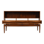 Buffet bas en noyer avec plateau de biblioth�que kurt �stervig, ann�es 1950