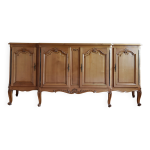 Buffet bas de style en merisier massif