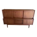 Buffet bas en teck portes coulissantes