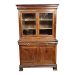 Buffet - bibliothque poque louis philippe en noyer vers 1830
