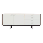 Buffet conçu par cees braakman pour pastoe en bois wengé Buffet conçu par cees braakman pour pastoe en bois wengé