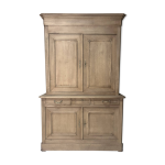 Buffet en chne blanchi