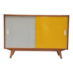 Buffet commode u 452 jaune par jiri jiroutek pour interier praha 1960