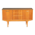 Buffet court jentique rtro en noyer des annes 1960