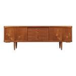Buffet danois du milieu du sicle en teck par hw klein pour bramin annes 1960 - avec les 3 bandes