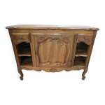 Buffet desserte en noyer blond