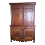 Buffet deux corps merisier