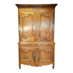 Buffet deux corps en merisier, rgion du perche poque xixe sicle