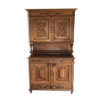 Buffet double corps en chêne 1920 style henri ii Buffet double corps en chêne 1920 style henri ii