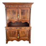 Buffet empire merisier 2 corps