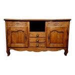 Buffet en enfilade poque louis xv en merisier massif vers 1800