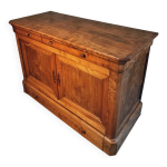 Buffet fran�ais du xixe si�cle en orme avec tiroirs p�riode louis philippe