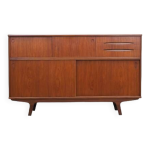 Buffet haut en teck, design danois, annes 1960