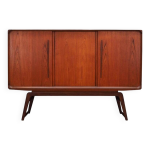 Buffet haut en teck, design danois, ann�es 1960