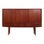Buffet haut en teck, design danois, annes 1960, designer : ew bach