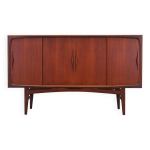 Buffet haut en teck, design danois, ann�es 1970, fabrication : danemark